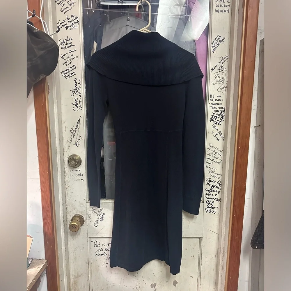 Athleta Sochi Cowl Dress in Black - Picture 9 of 9